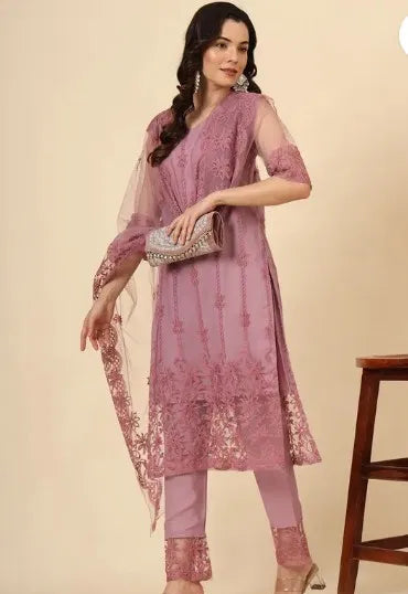 Kurta With Dupatta And Bottomwear