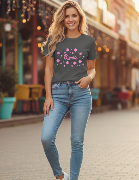 Barbie Half T-Shirt For Women